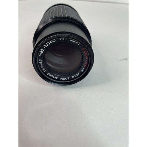 Albinar Adg 80-200mm, Auto Zoom Macro 1:4.5-5.6, Camera Lens 2x Teleconverter 49 - Picture 2 of 7